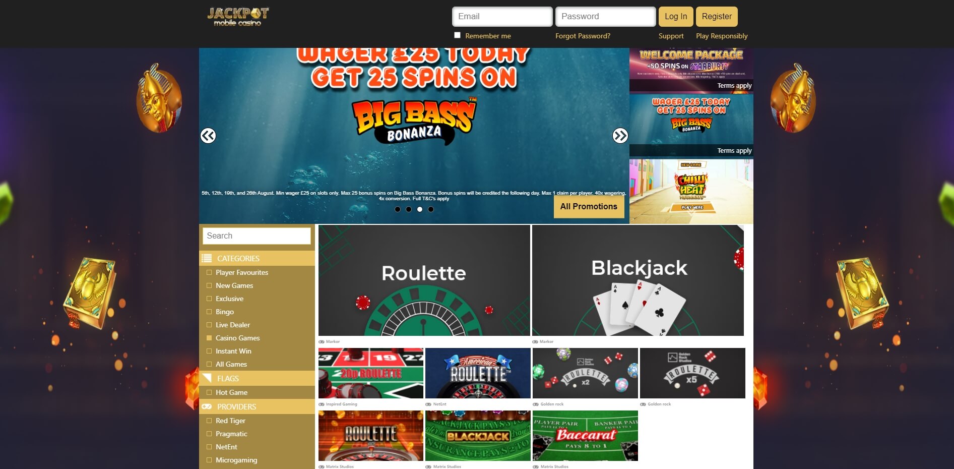 Jackpot mobile casino
